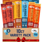 New Primal Meat Sticks Sampler  Grass-Fed Beef  All Natural Chicken  Keto & Gluten Free Healthy Snacks for mature-themeds  Sugar Free Low Carb High Protein Snack  Jerky Gift Box  Variety Pack  10 Count
