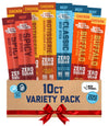 New Primal Meat Sticks Sampler  Grass-Fed Beef  All Natural Chicken  Keto & Gluten Free Healthy Snacks for mature-themeds  Sugar Free Low Carb High Protein Snack  Jerky Gift Box  Variety Pack  10 Count