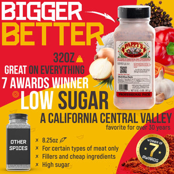 Pappy's Louisiana Hot Spice - Bold Seasoning for Jambalaya, Gumbo, Cajun Shrimp, Blackened Chicken, and Spicy BBQ | Perfect for