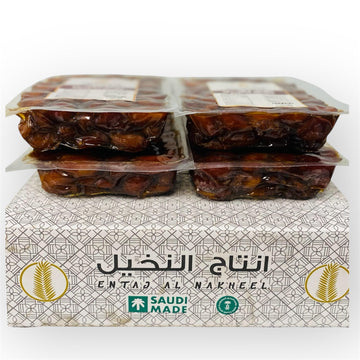 Golden Khalas Saudi Dates - 4 PACK-BOX 8.8 lbs Premium, Juicy & Naturally Sweet | Soft Texture, High Fiber & Antioxidants Dried 