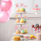 Gyufise 24Pcs Oh Baby Cupcake Toppers Glitter It'S A Girl Cupcake Picks Bow Dress Baby Bottle Baby Shower Cake Decorations For G