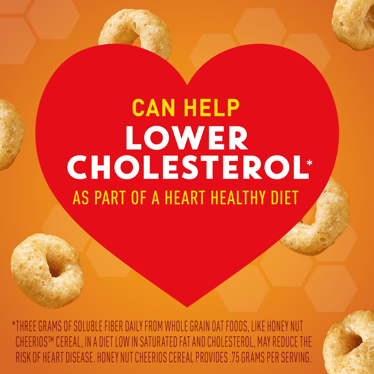 Honey Nut Cheerios Heart Healthy Breakfast Cereal, Gluten Free Cereal With Whole Grain Oats, Giant Size, 27.2 oz