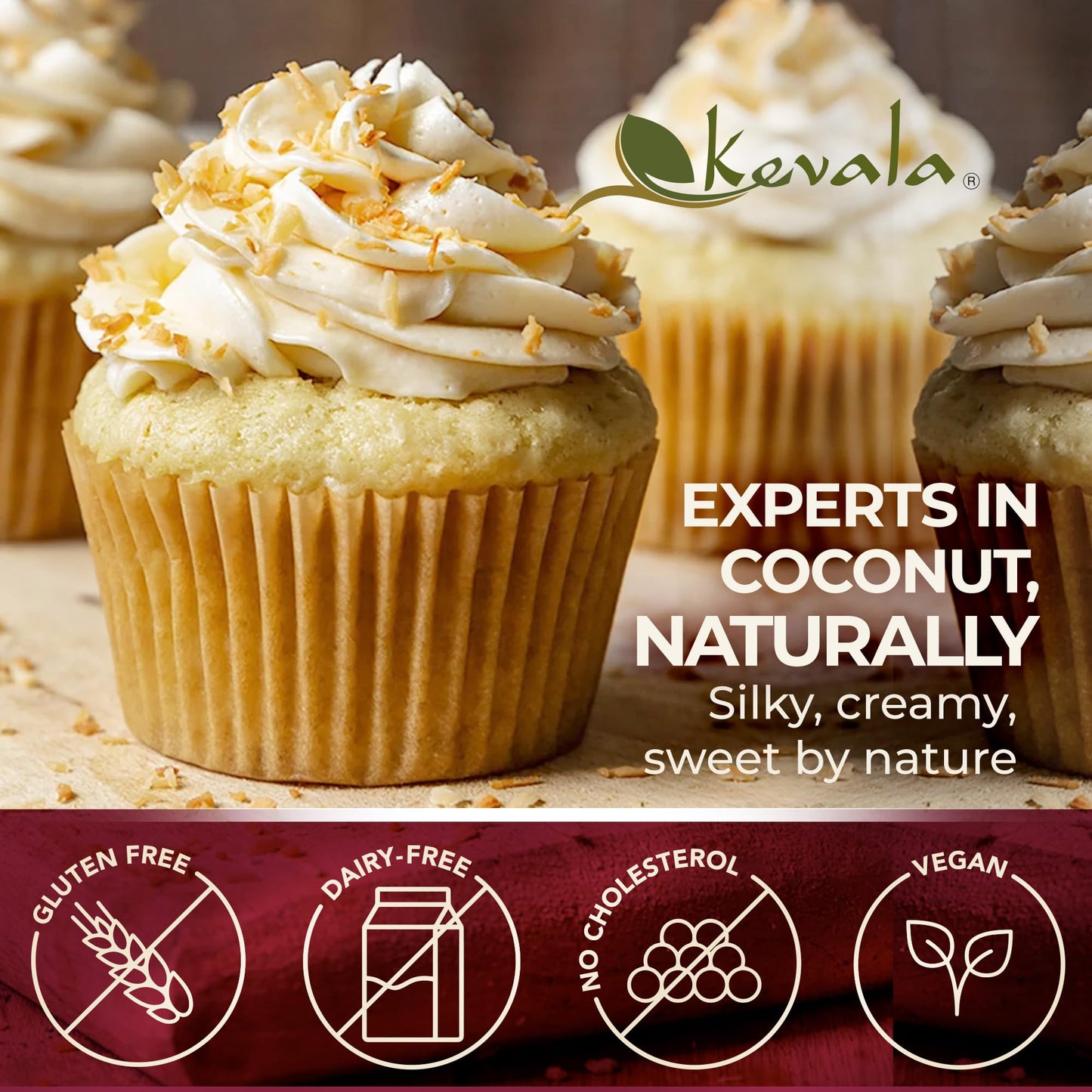 Kevala Organic Coconut Butter - 36 lb - 16.32kg - Organic Raw - Coconut Butter Spread for Eating - Pure - Gluten Free - Dairy Fr