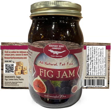 Newport Jerky Company Fig Jam ( All Natural, Fat Free, Gluten Free)