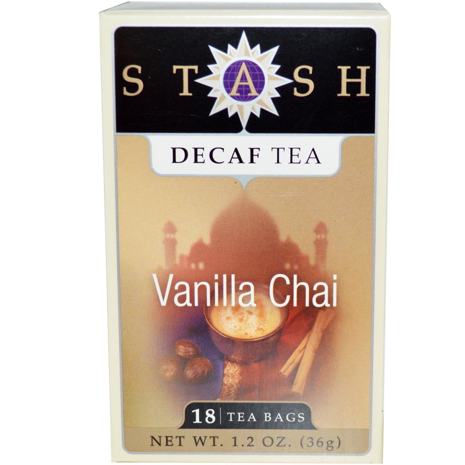 STASH TEA Decaf Vanilla Chai, 18 CT
