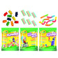 Crayola Assorted Gummy Variety Pack, Back to School & Halloween Treat - Candies with Real Fruit Juice - Sweet & Sour Candy Mix -