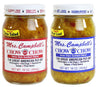 GOLDING FARMS 2 Pack - Mrs. Campbells Chow Chow - One 16oz Jar of Each: Hot and Sweet