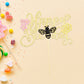 1 Pack Happy Bee Day Cake Topper Black Glitter Bumble Bee Theme Cake Pick Decorations For Baby Shower Kids Birthday Party Suppli