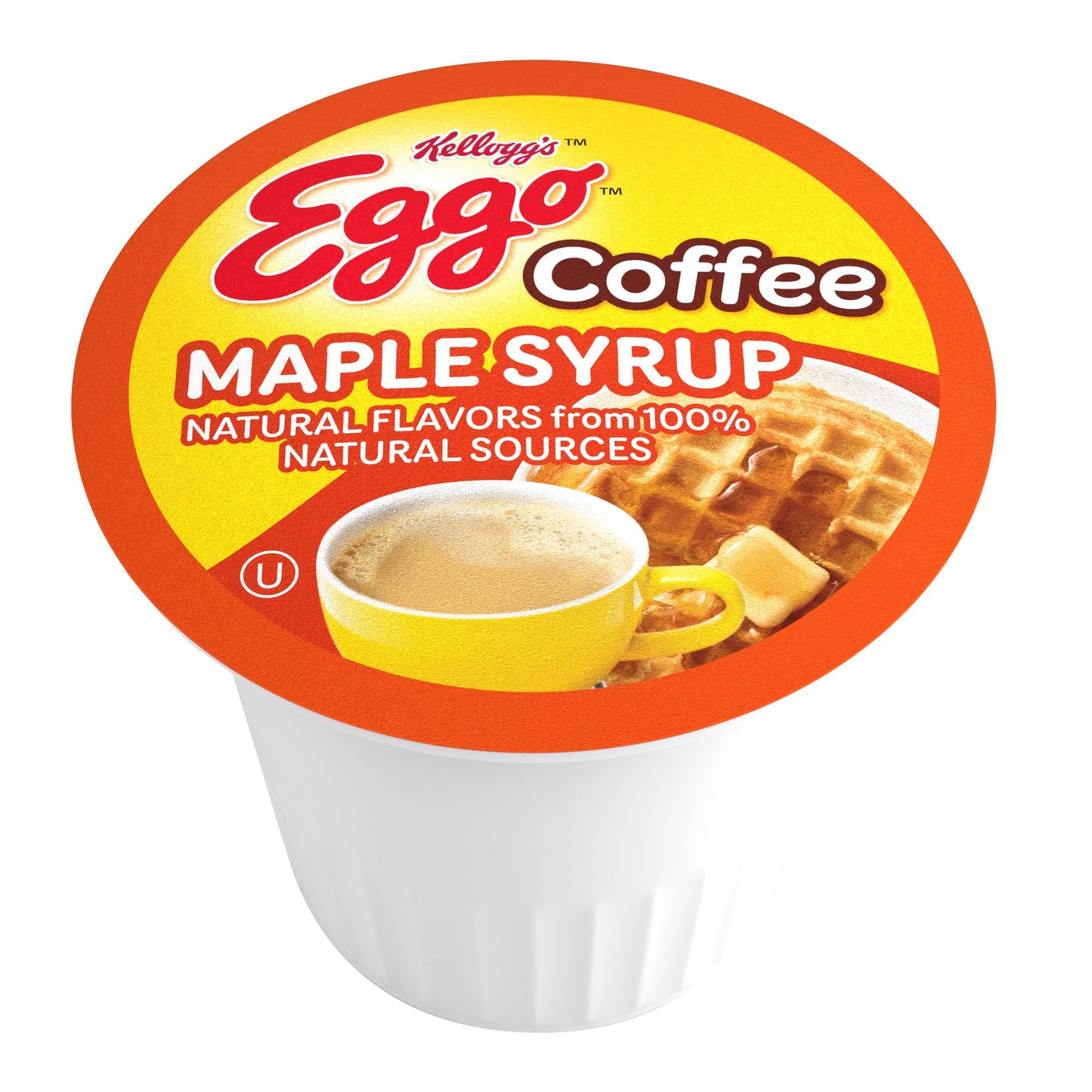Eggo Maple Syrup Waffle Coffee Pods for Keurig, Fair Trade Certified, 40 Count