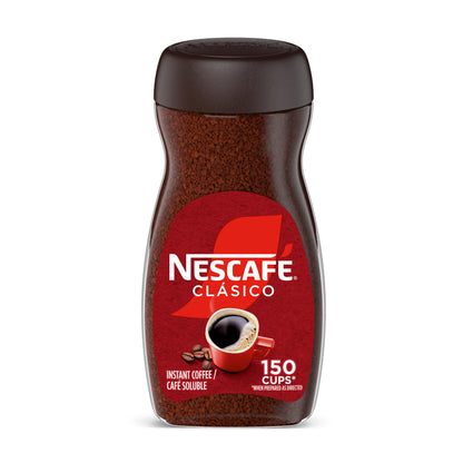 NESCAF   CL  SICO Instant Coffee, Dark Roast Coffee, 1 Jar (10.5 Oz)