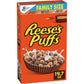Reeses Puffs Chocolatey Peanut Butter Cereal, Kid Breakfast Cereal, Family Size, 19.7 Oz