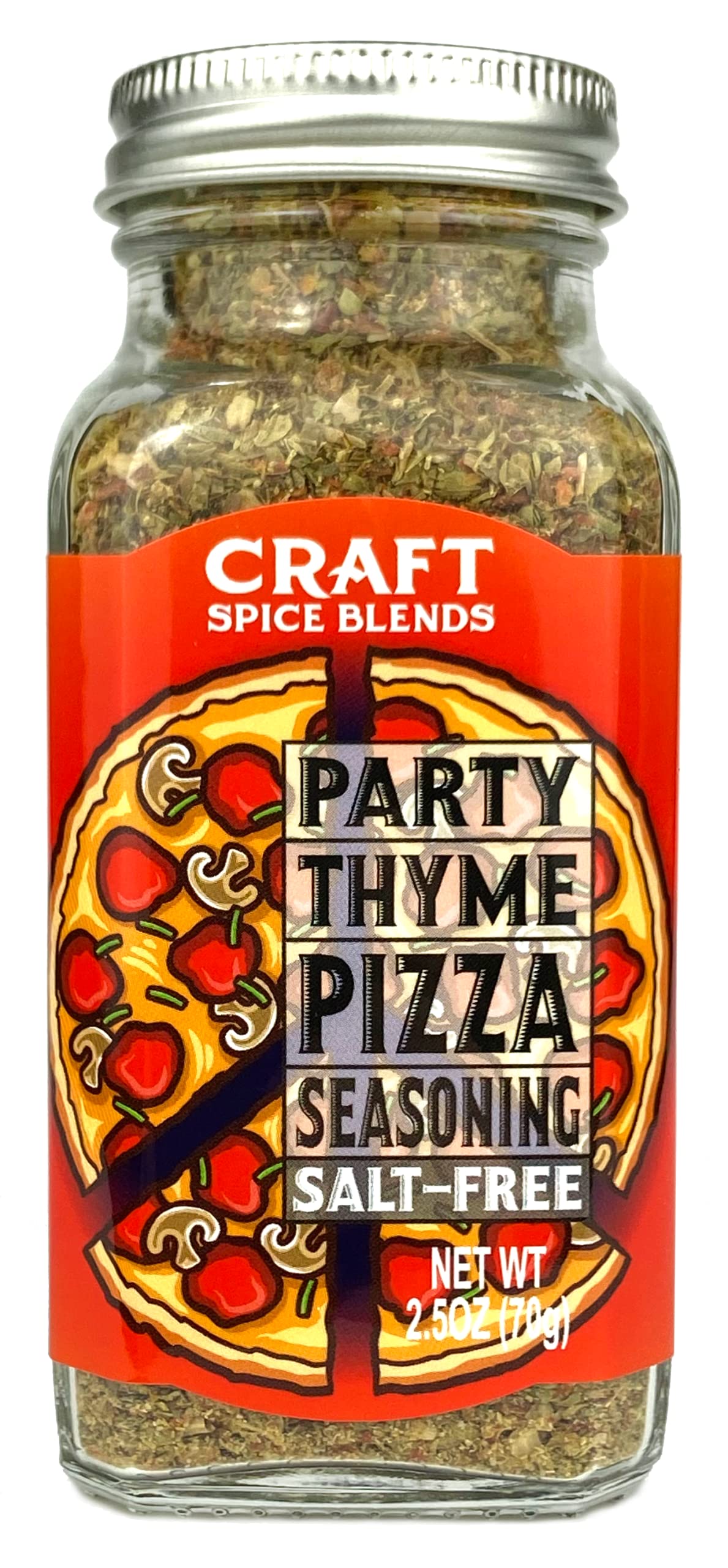 Craft Spice Blends (Party Thyme Pizza Seasoning) | All Natural | Sugar Free | Salt Free | Keto | Zero Calories