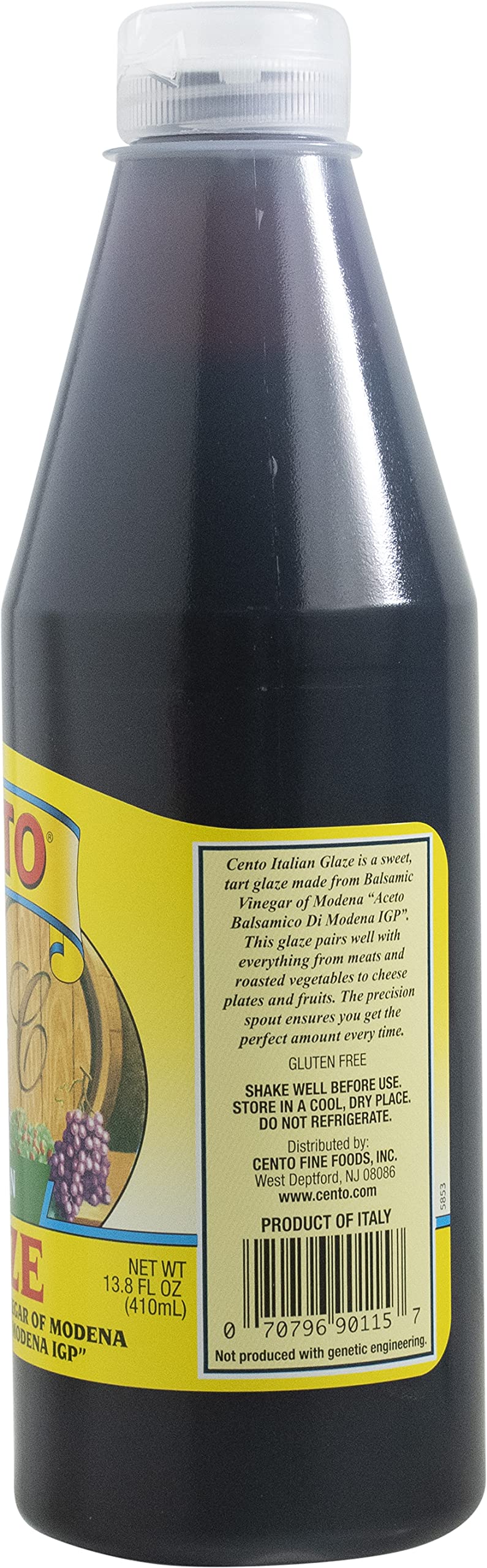 Cento Italian Balsamic Glaze  13.8 Oz  Balsamic Vinegar of Modena  Made in Italy