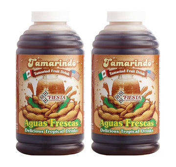 Fiesta Drink Concentrate 16Oz Bottle (Tamarindo, 2 Pack)