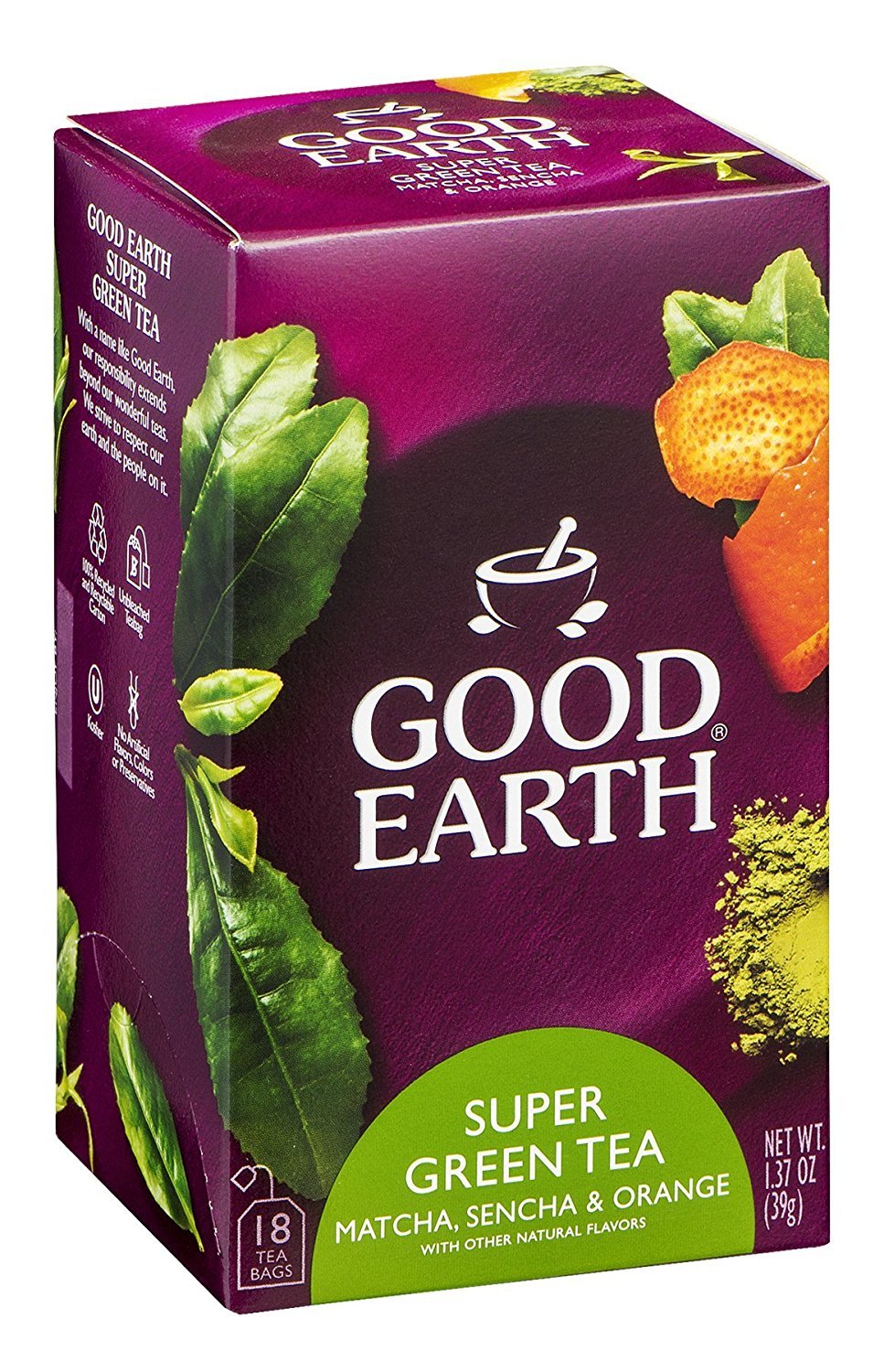 Good Earth Green Tea - Matcha Maker - Case of 6 - 18 Count