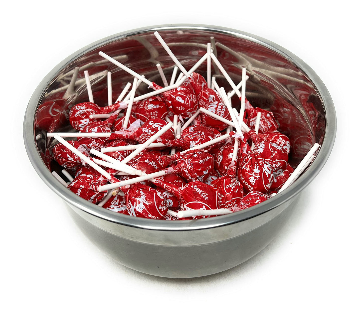 Holiday Cherry Red Tootsie Pops Bulk Candy 100 Count Lollipops Suckers Variety Value Pack Aprox. 4.5 Lbs (72 Oz)