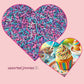 Confect Rainbow Sprinkles (Confetti Explosion)- Edible Multicolor Baking Toppings-Custom Blend Jimmies For Cake, Cupcake & Cooki
