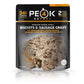 Peak Refuel Biscuits & Sausage Gravy | Freeze Dried Backpacking, Camping & Emergency Prep Food | 2 Servings Pouches