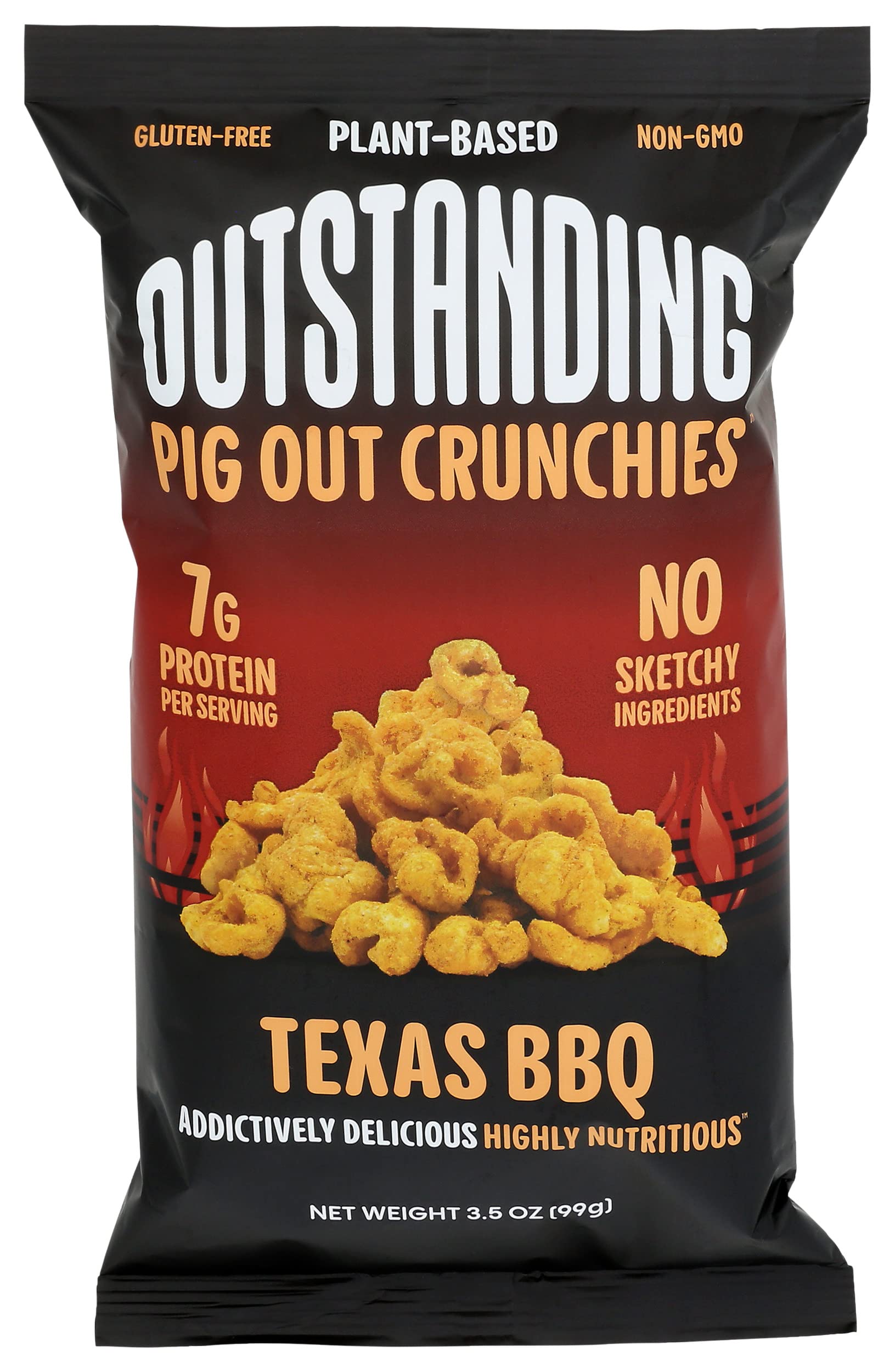 Pigout Texas Bbq Pigless Pork Rinds 3.5 Oz