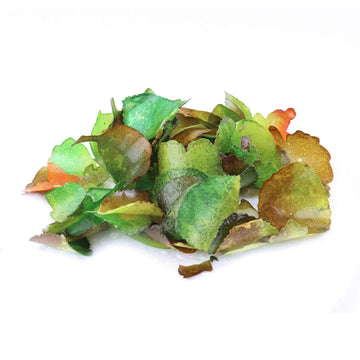 CRYSTAL CANDY Edible Leaves, 6g Jar, Paper Material, Green Leaves
