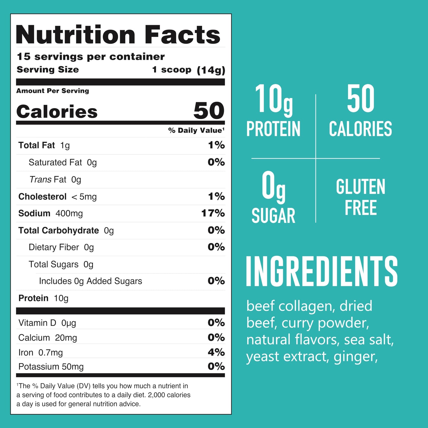 Lonolife Thai Curry Beef Bone Broth Powder Mix | Grass-Fed, 10G Protein | Collagen-Rich, Keto & Paleo Friendly | Natural Ingredi