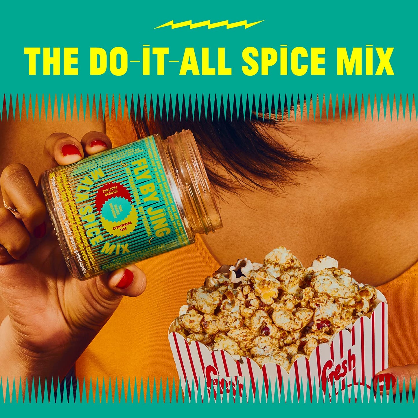Flybyjing Mala Spice Mix Spicy Tingly Warm Versatile As A Seasoning Marinade Spice Rub And More All-Natural Vegan Gluten Free Un