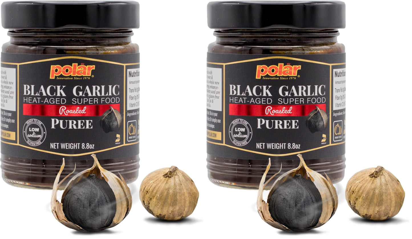 MW Polar Black Garlic Puree (Roasted) 8.8oz (Pack of 2)
