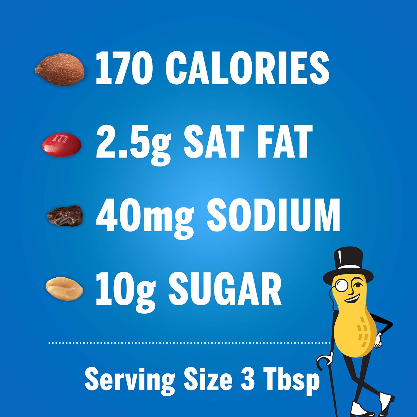 Planters Nuts & Chocolate M&Ms (6 oz Bags, Pack of 12)
