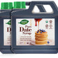Heaven & Earth 100% Organic Date Syrup, Silan, 52.8oz (2 Pack = 6.6lb) | Just 1 Ingredient | All Natural Honey Alternative | Low