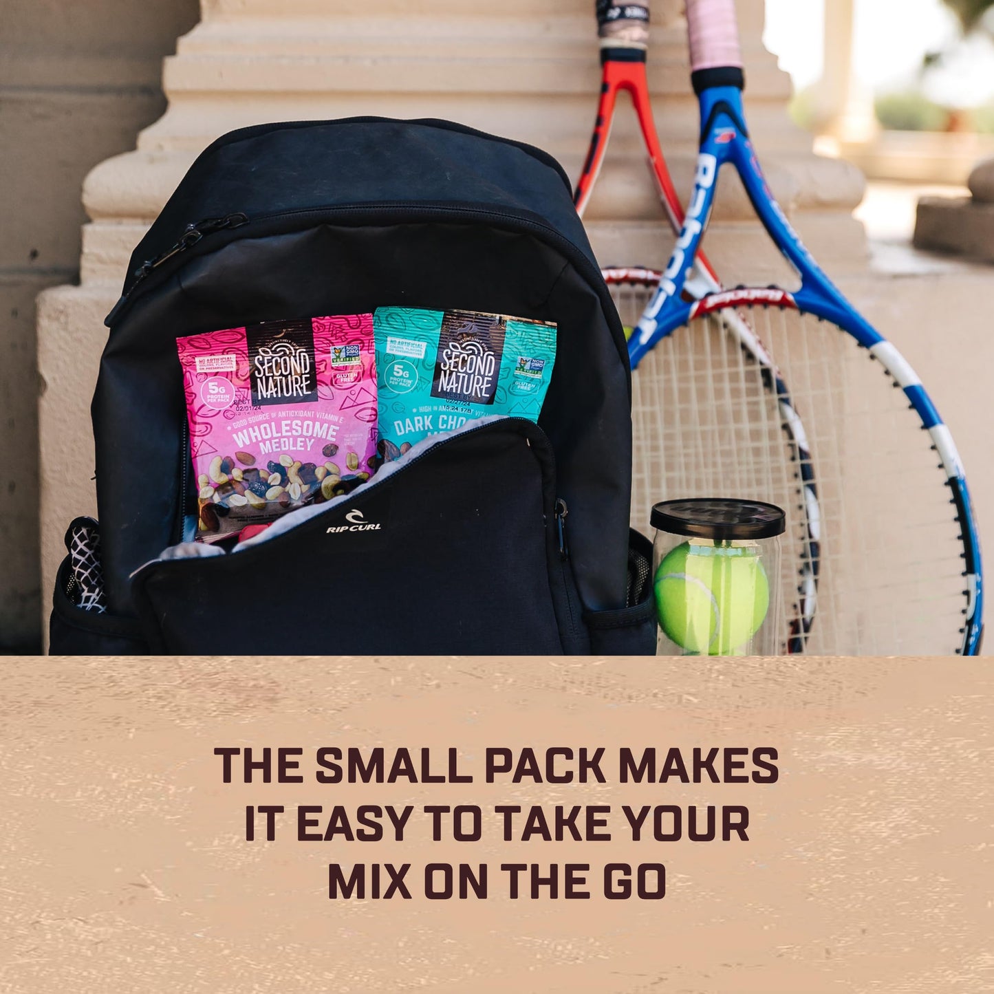 Second Nature Wholesome Medley Trail Mix - Low Sodium, Gluten-free, No Artificial Color, Preservative-free, No Artificial Flavor