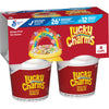 Lucky Charms Gluten Free Cereal with Marshmallows, Kids Breakfast Cereal, Made with Whole Grain, 4 Cereal Cups, 6.8 oz