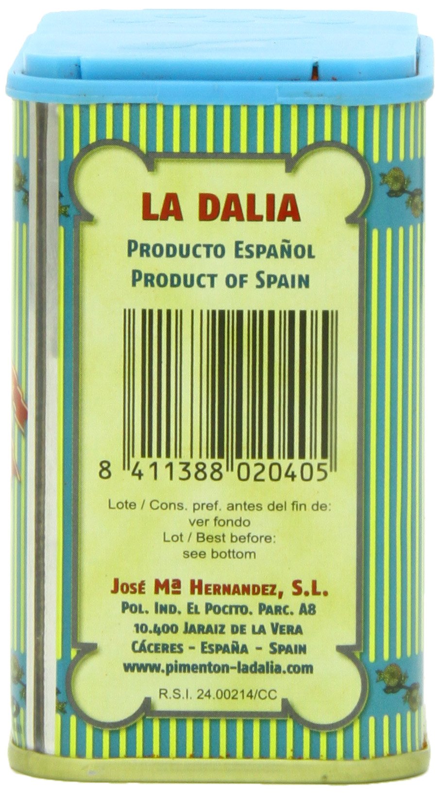La Dalia Sweet Smoked Paprika, 2.46 Oz, Original Version, Model 210038VE