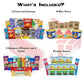 Snack Box College Student Snack Assortment Variety Care Package (40 Count) Holiday, Employee Appreciation, Office, Breakroom, Final Exams, Graduation, Teachers, Back To School, Birthday, Quick Meals, Dorm Food Study Snacks
