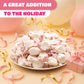 Salt Water Taffy Candy - 1 Pound Bag - Chewy Vanilla Candy - Old Fashioned Vanilla Taffy Individually Wrapped - Soft and Creamy Treat for Buffets  Party Favors  Office Bowls