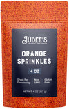 Judee's Orange Sprinkles for Cupcakes 4 oz - Gluten-Free and Nut-Free - Brighten Up Your Baked Goods - Cupcake Sprinkles for Bak