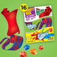 Betty Crocker Snacks Variety Pack - Fruit Roll-Ups, Fruit by the Foot, Gushers - 16 ct (Pack of 6)