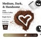 COUPLES COFFEE K-Cups, Medium Dark Roast, 100% Arabica Beans, Compatible with Single Serve malt-inspired, 24 Count