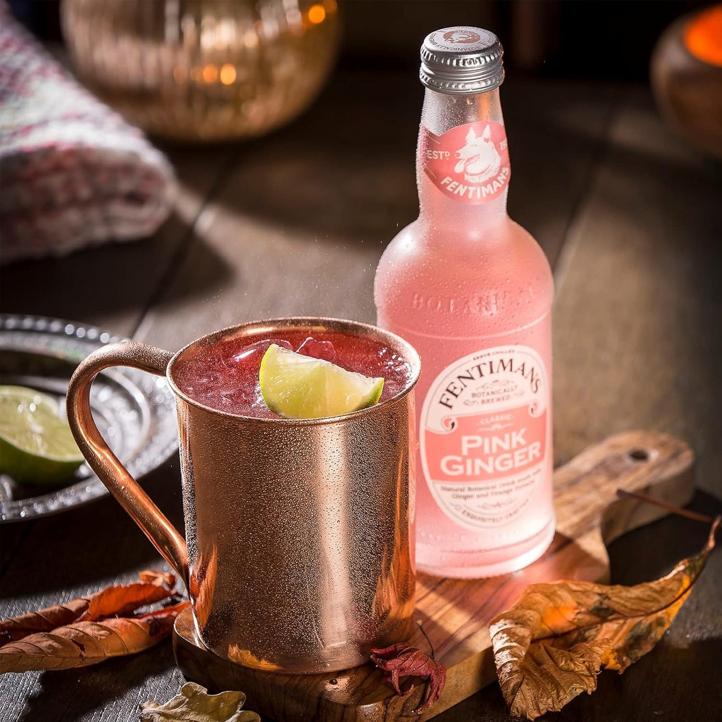 Fentimans Sparkling Rose Lemonade - Sparkling Pink Lemonade With Natural Ingredients & Pure Rose Extract, Mixer, Craft Soda, Botanically Brewed Lemonade - 9.3 Fl Oz (Pack Of 4)