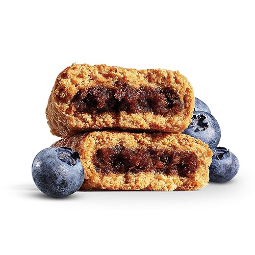 Natures Bakery Whole Wheat Fig Bars, Blueberry, Real Fruit, Vegan, Non-Gmo, Snack Bar, Twin Packs- 12 Count