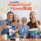 Poptime Sea Salt Popcorn Bags Individual Servings - Gourmet Popcorn Individual Bags, Healthy Snack Popped With Heart-Healthy Avo