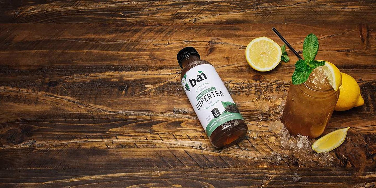 Bai Iced Tea, Antioxidant Infused Supertea, 18 Fl Oz Bottle