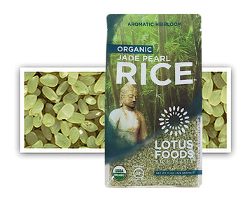 Lotus Foods Organic Jade Pearl Rice, 15 Ounce (Packaging May Vary)