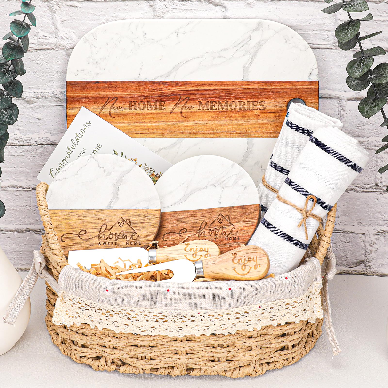 House Warming Gifts New Home Unique Housewarming Gift Baskets For Couples  Clients  Women  New Home Gift For Home  Closing Gifts For Home Buyers  First Home Gift Ideas  New Apartment