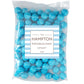Blue Gumballs 1 Inch Gumballs, 2 Pound Bulk Bag (Approx. 110 Pieces), Blue Candy, Gumballs 1 Inch Blue, The Hampton Popcorn & Ca