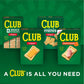 Club Snack Stacks Crackers, Lunch Snacks, Original, 12.5oz Box (6 Stacks)
