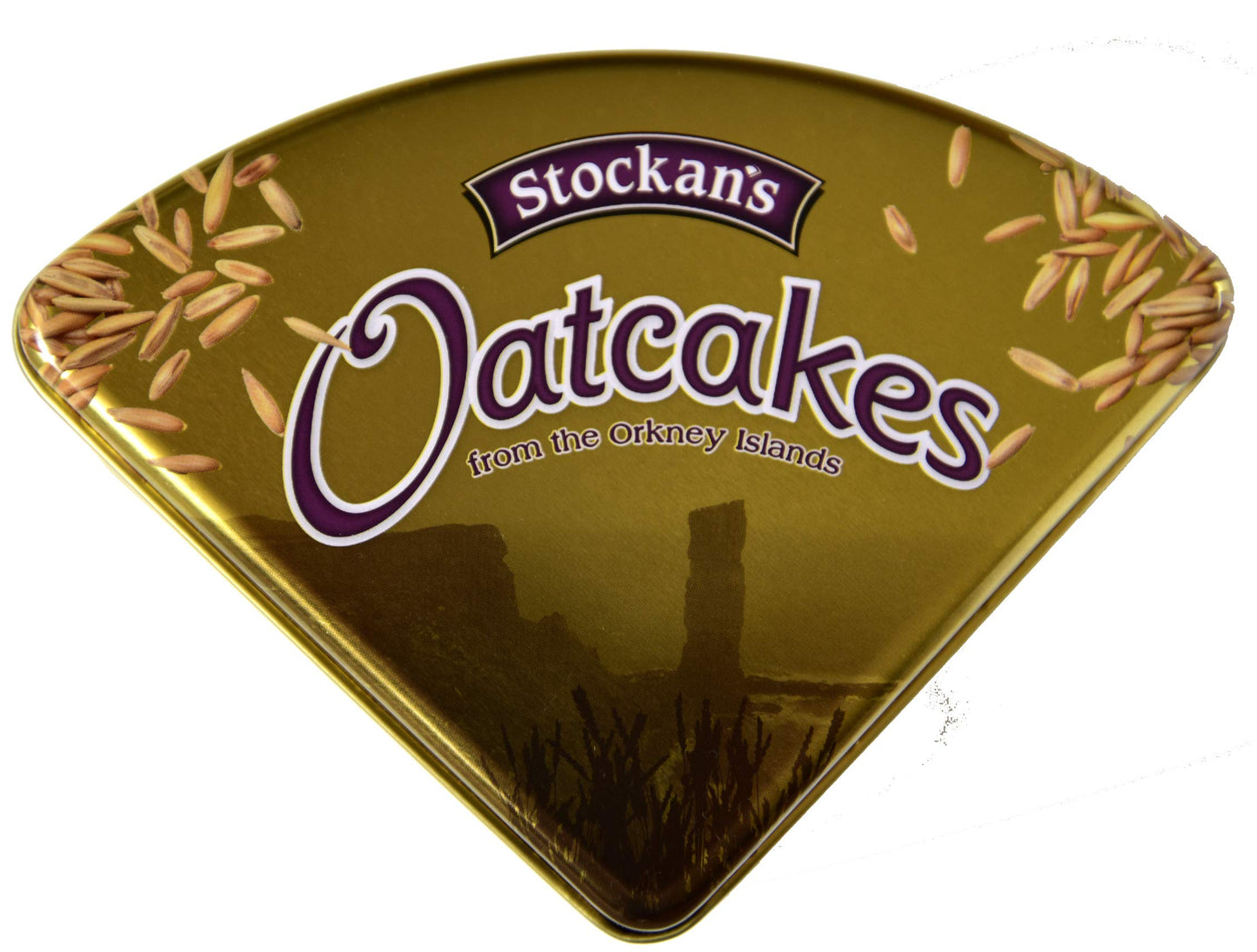 Stockan'S Orkney Wholegrain Thin Oatcakes Gifting Tin - Traditional Scottish Savoury Biscuits Imported From Scotland - 3 Gifting