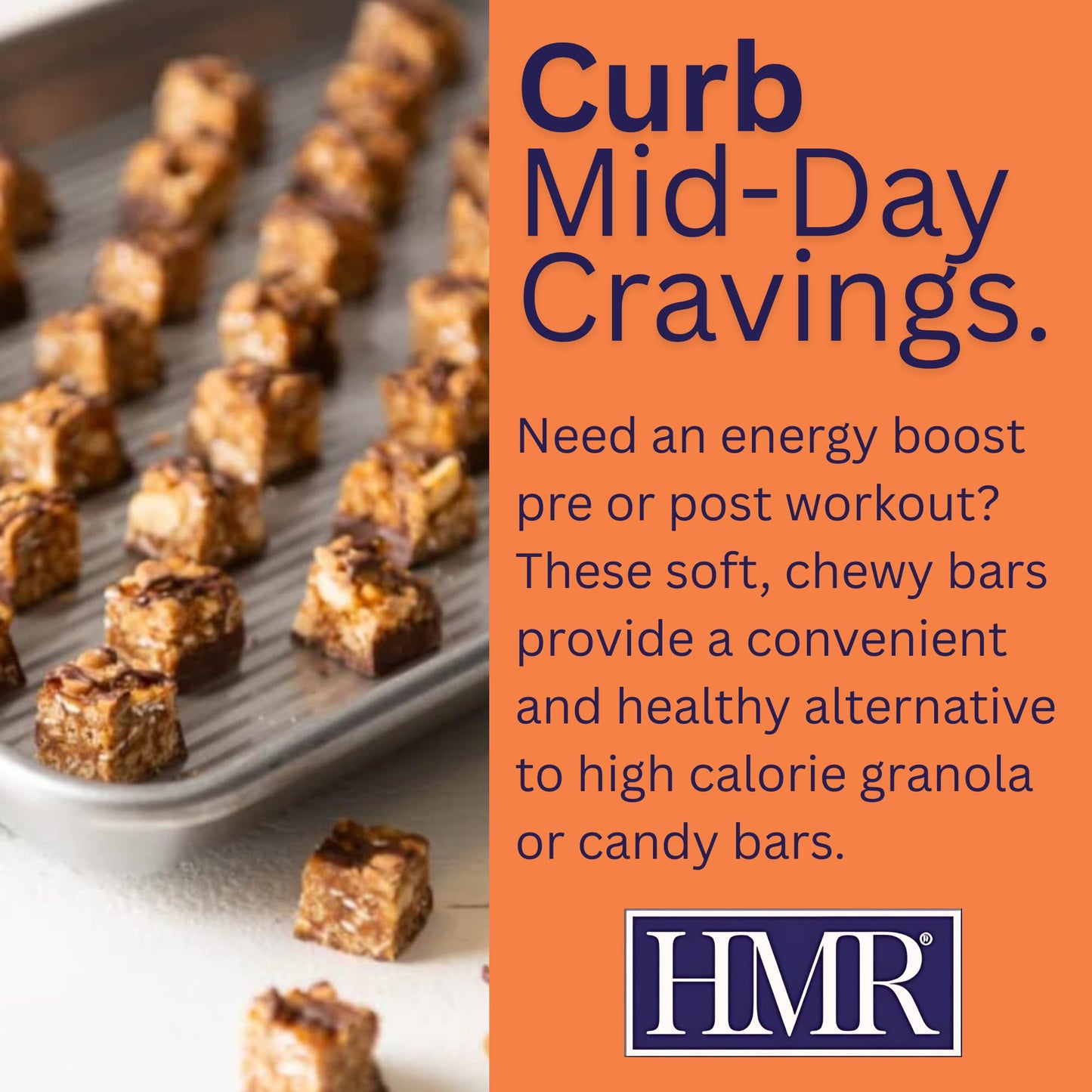 HMR Bar, Chocolate Peanut Butter Protein Bar | Nutritious Snack to Support Weight Maintenance | Low Calorie Dessert | 10g of Pro