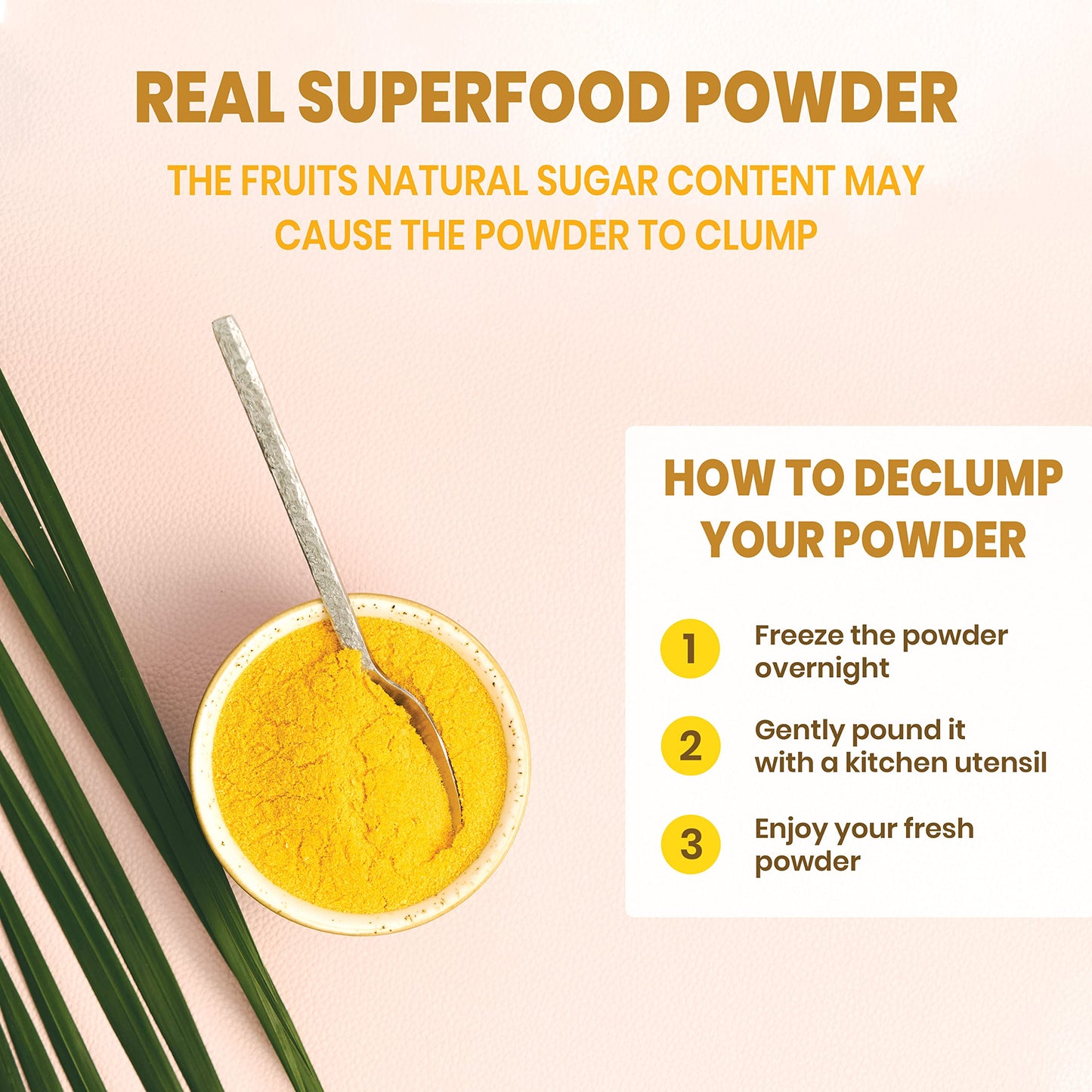 Jungle Powders Passion Fruit Powder, Freeze Dried, 3.5 Ounce, Yellow, 25 Servings