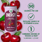 V8 Energy Black Cherry Energy Drink, 8 Fl Oz Can (6 Pack)