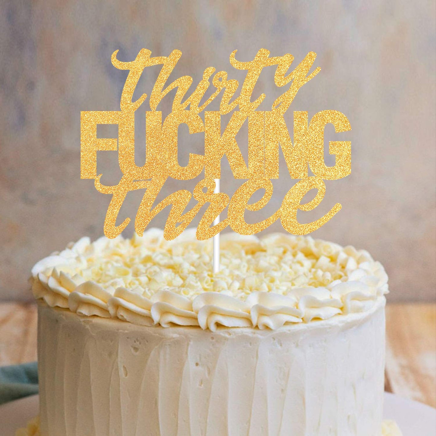 Thirty Three Happy Birthday Cake Toppers 33Rd Birthday Cake Toppers 33 Years Old Anniversary Party Decorations Supplies
